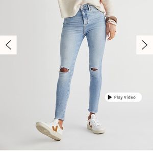 Free People High Waisted Skinny Jeans Size 25